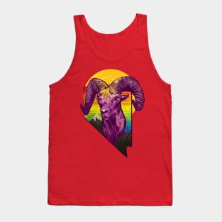 Nevada Pride Big Horn Sheep LGBTQ Tank Top